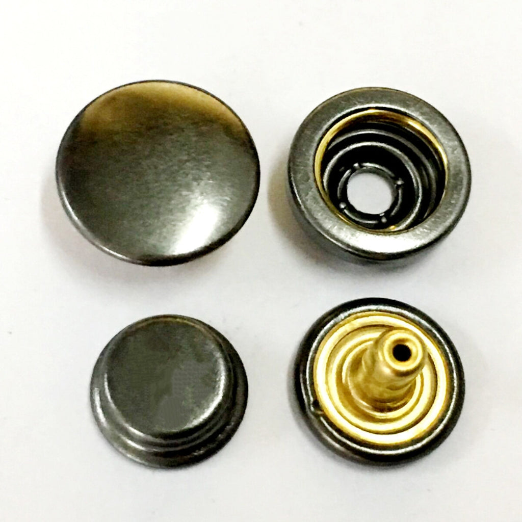 Metal Round Slingshot Buckle - Eco-Friendly Brass (10 Sets)