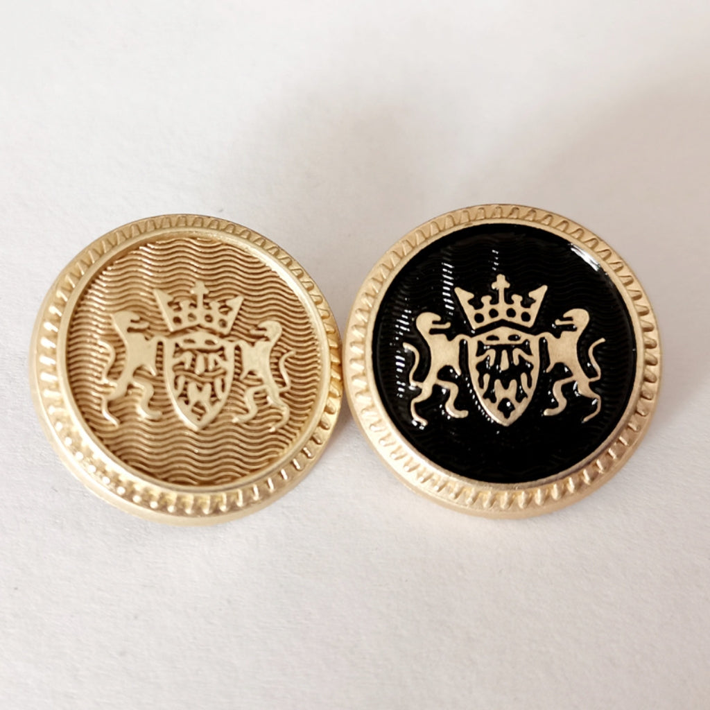 Vauissi 环保服装辅料圆形金属纽扣logo纽扣