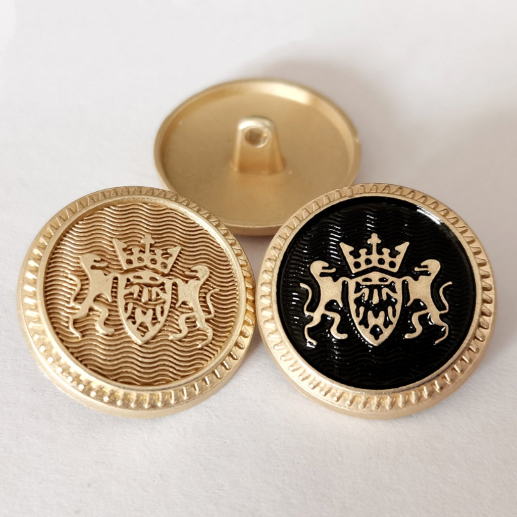 Vauissi 环保服装辅料圆形金属纽扣logo纽扣