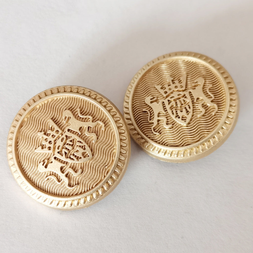 Vauissi 环保服装辅料圆形金属纽扣logo纽扣