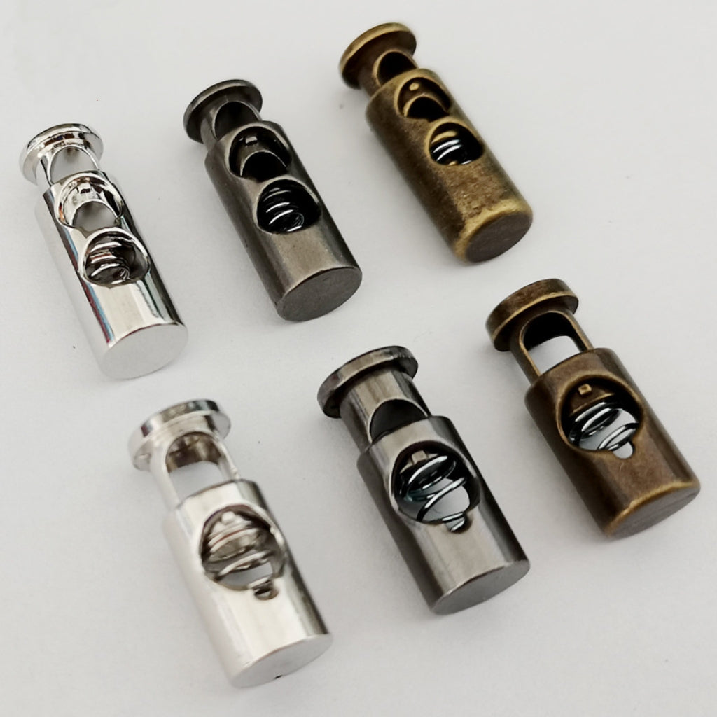 Vauissi Eco-friendly clothing metal rope buckle with non-slip spring clasp