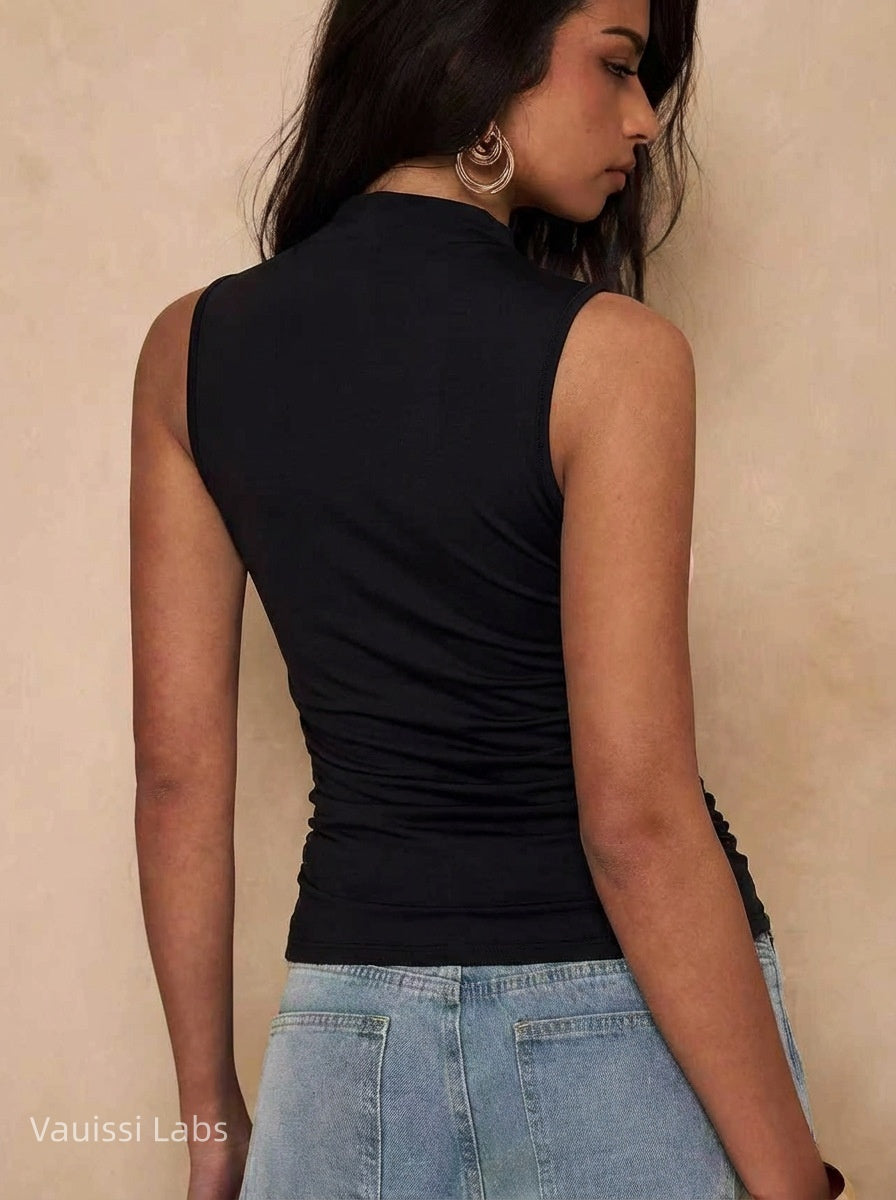 【Vauissi Labs】cool girl fashion lady off-shoulder top