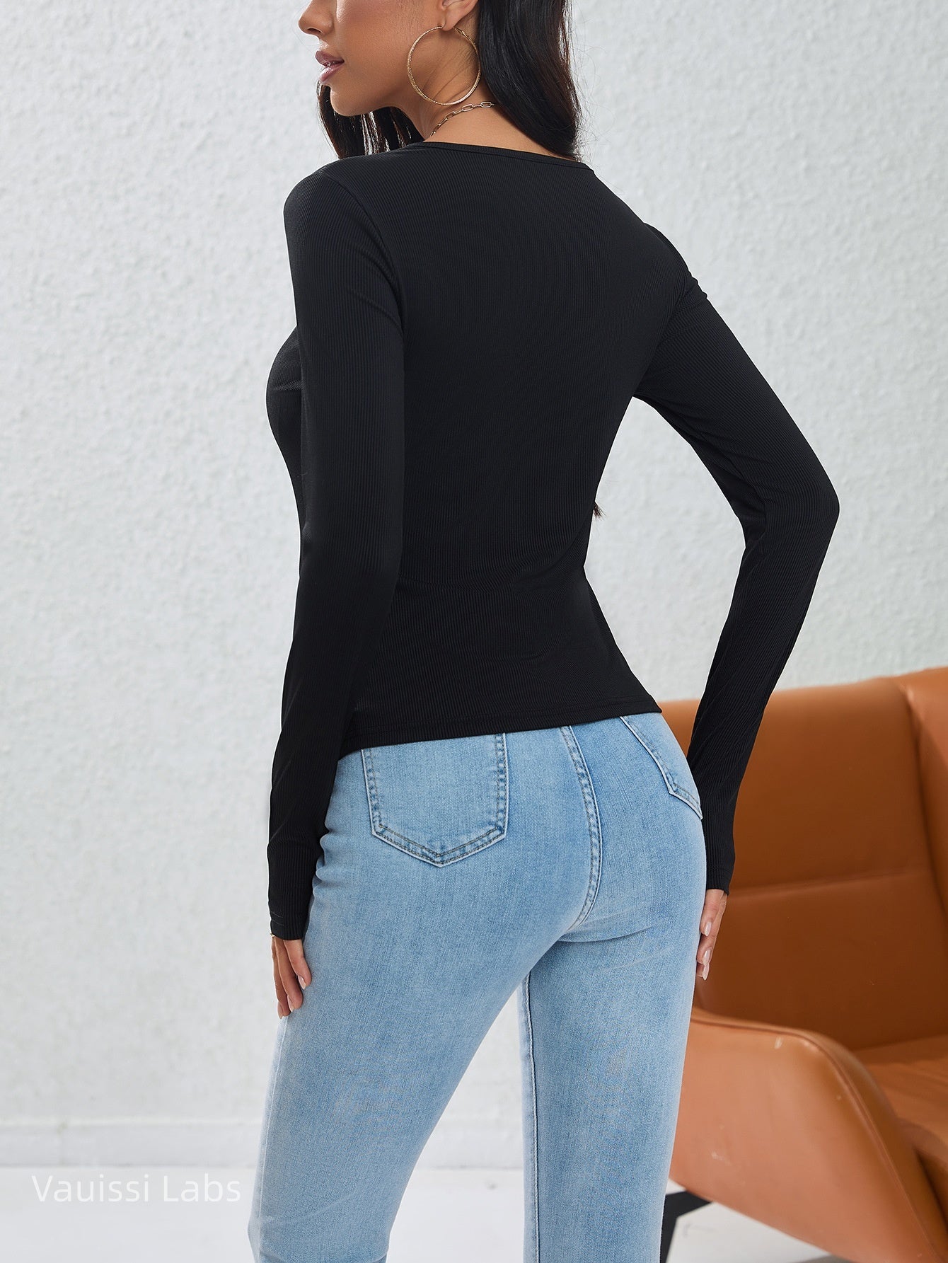 【Vauissi Labs】cool girl fashion lady knit Top