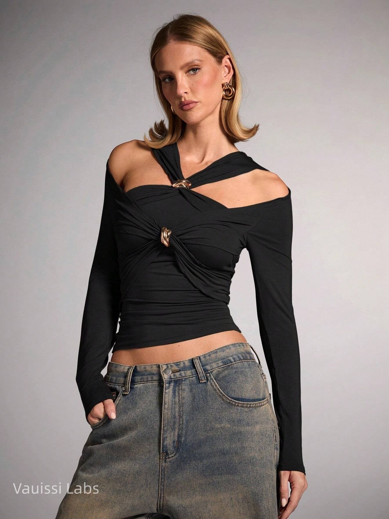 【Vauissi Labs 】cool girl fashion lady T-shirt