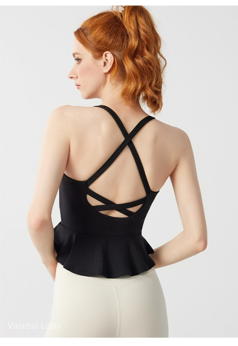 【Vauissi Labs】cool girl fashion lady Yoga Top