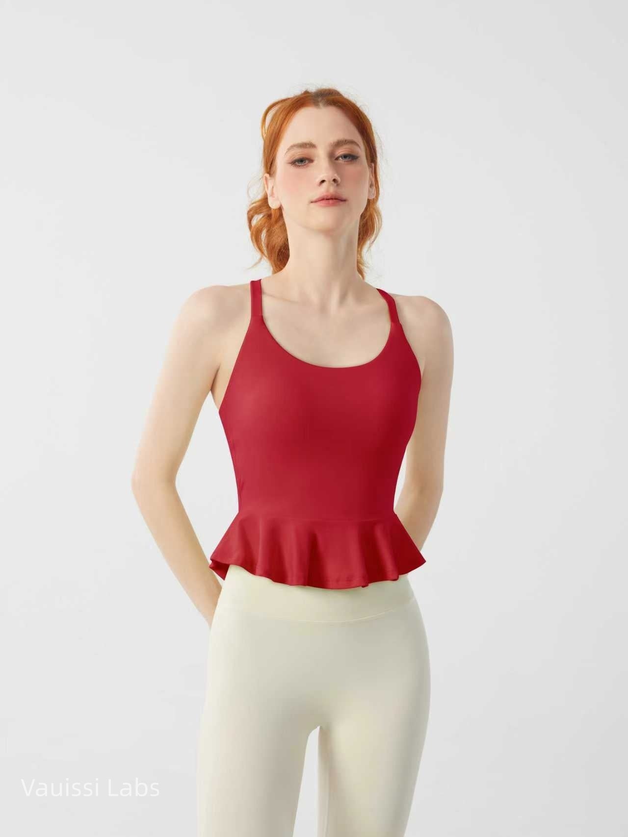 【Vauissi Labs】cool girl fashion lady Yoga Top