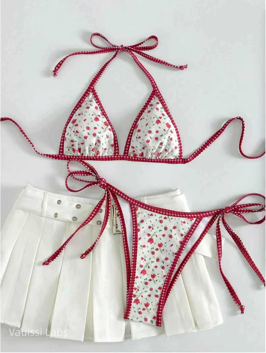 [Vauissi Labs] Cute Floral Bikini