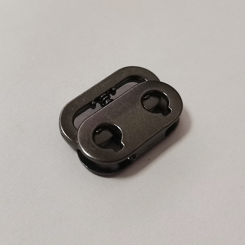 Vauissi Eco-friendly clothing metal rope buckle with non-slip spring clasp