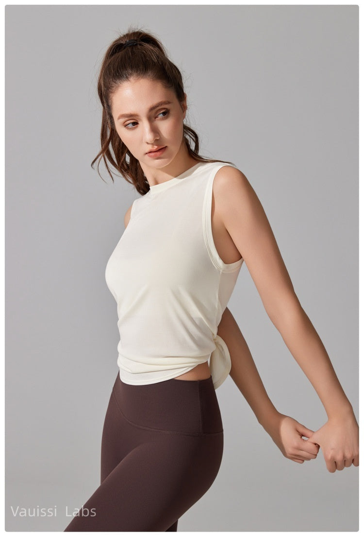[Vauissi Labs] Quick-Dry Vest Yoga Top