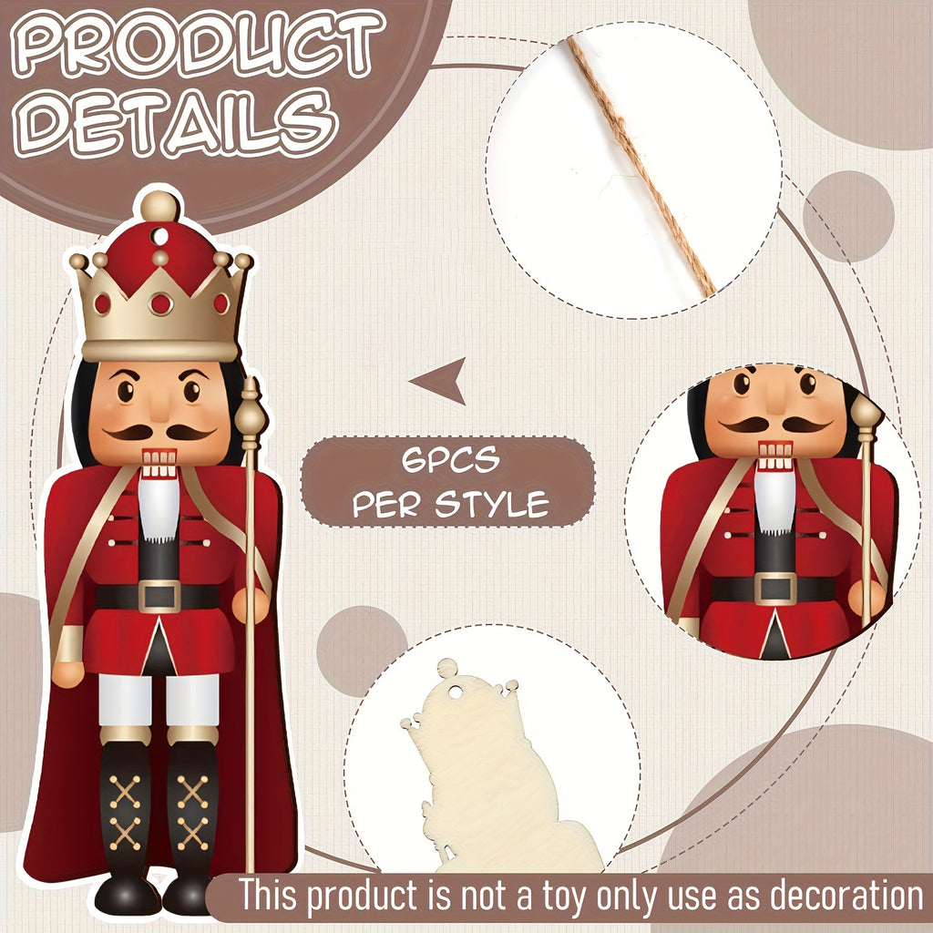 Vauissi Christmas ornaments, holiday decorations, home decorations, birthday decorations, party decorations, wooden ornaments, hanging decorations