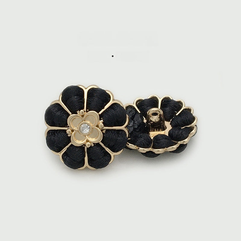 Pearl  Diamond Cloth Metal Button Clothing Button Decorative Button