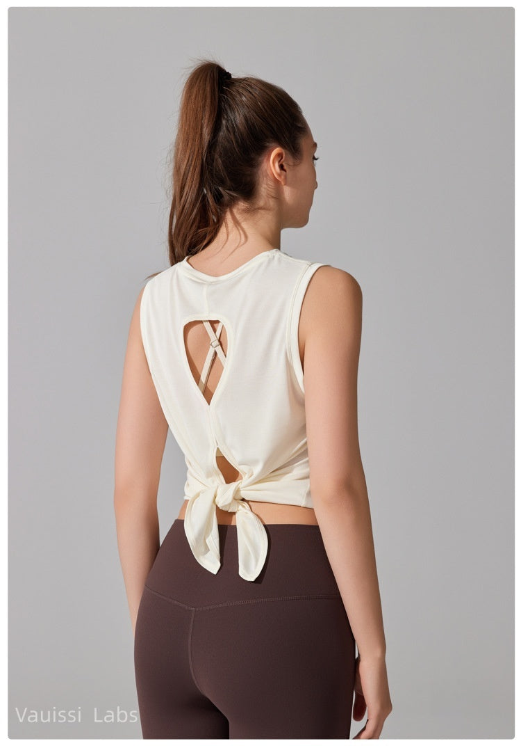 [Vauissi Labs] Quick-Dry Vest Yoga Top