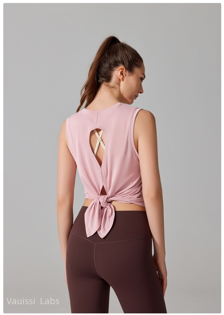[Vauissi Labs] Quick-Dry Vest Yoga Top